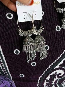 4 OXIDISE EARINGS