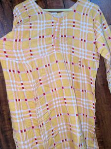 Girls&#39; Orange Frock – Elegant &amp; Stylish (42” Lengt