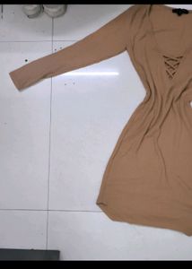 Nude Bodycon Dress