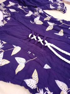 Floral Embroidered Cardigan Dress