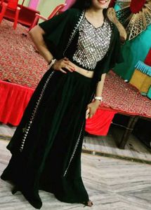 Woman 3piece Dress Dark Green