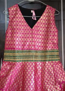Ethnic Gown With Dupatta