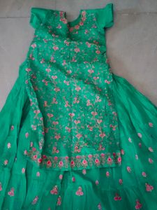 Long Frock With Leggin And Chunnidar