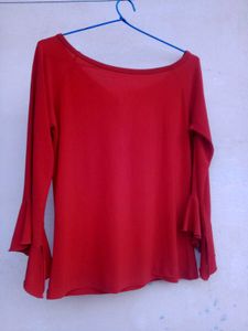 Beautiful Red Strachable Top