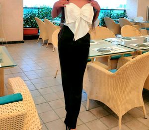 Bow White Tube Top