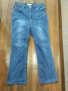 Flared Denim Jeans
