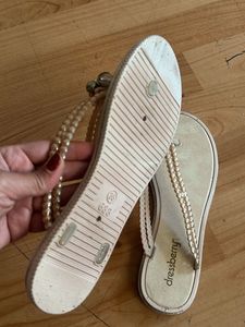 Dressberry Embellished Flip-Flops