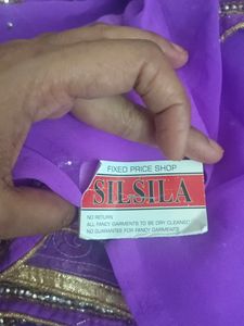 New With Tag Saree In Hand Work