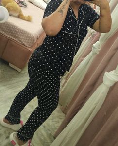 Polka Dot Night Suit