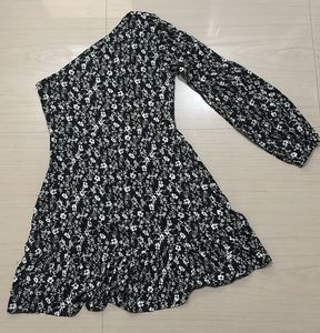 Floral One-Shoulder Dress