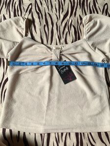 Cute Puff Sleeve Top