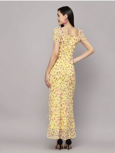 Floral Print Maxi Dress