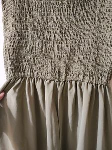 Olive Green Smocked Jumpsuit 💚