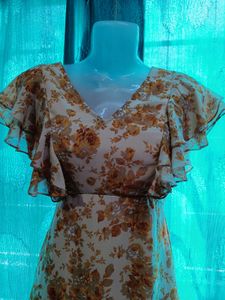 Floral Ruffle Dress