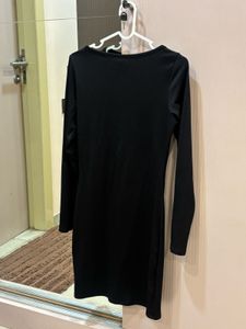 Elegant Black Long Sleeve Dress