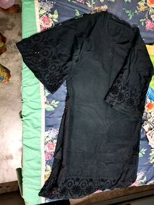 Black⚫ Suit Yellow Dupatta