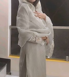 Elegant Grey Embroidered Proper 3 Piece Suit