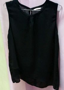Sleeveless Black Top