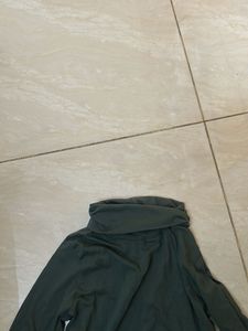 Sea Green Turtleneck Top