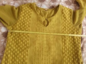 Chikankari Kurti  Plazo Set