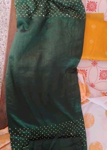 Saree with Heavy Embroidery Design.