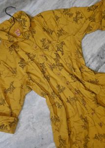 Vintage Floral Print Button-Down