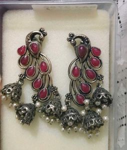 Peacock Earrings Design