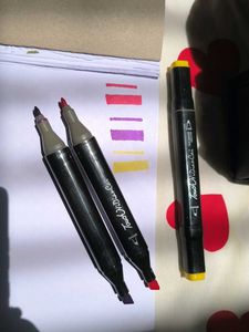 24 Pcs Dual Tip Markers Sketch Pen 🎀