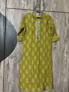 Yellow Kurti +pant