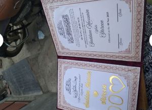 Nikah nama Aggrement wedding certificate