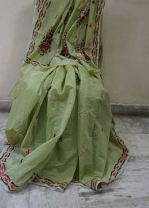 Elegant Embroidered Saree