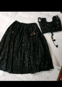 Very Beautiful Stunning Black Lhenga💓