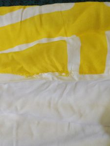 White And Yellow Ethnic Gown For Women