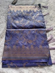 Banarasi Silk Saree - Lavender &amp; Gold❤️