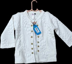 White Crop Jacket