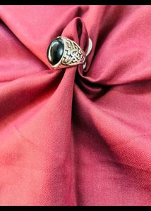 Bold Black Men's Ring | Stylish & Elegant