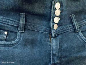 Navy Blue  High West Jeans