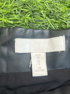 Black Leather Skirt