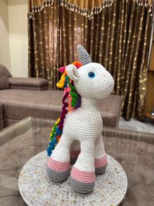 Crochet Unicorn Toy