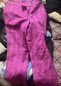 Rose pink party wear pant