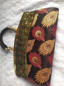 Black Embroidered Bag