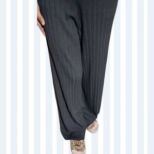 Ribbed Wide Leg Pants
