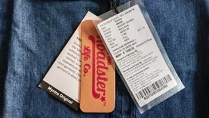 Mandarine Collar Denim Shirt