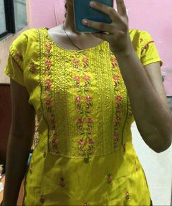 Elegant Yellow Kurta Set