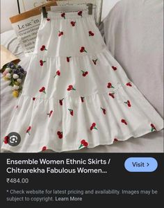 Skirt And Top Set For Women🍒