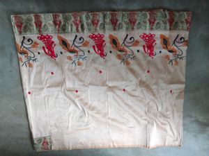 Motka Silk Hand Embroidery Saree