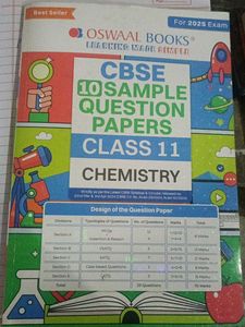 CBSE Class 11 Chemistry Sample Papers