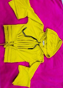 Yellow Bell Sleeve Top