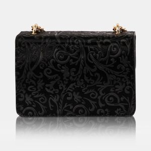 Black &amp; Gold Chain Handbag