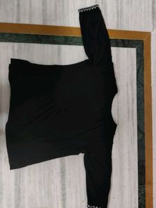 Black Embroidered Kurta